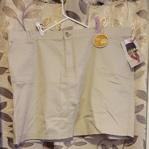 Riders by Lee Women's Beige Mini Skirt